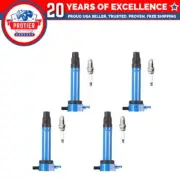 Set of 4 Ignition coil + Spark Plug Compatible with 2007-17 Dodge Jeep Compass (for: Jeep)