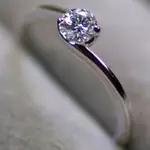 近全新 STAR JEWELRY 戒指 鑽石 PT950 0.25CT 日本直送 二手