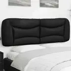 vidaXL Headboard Cushion Black 153 cm Faux Leather 2BB