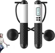 Skipping Rope with Counter, Gravity Ball Jump Rope for Fat Loss, Cordless Jump Rope Smart Skipping Rope, Adjustable Digital Counting Jump Ropes, Burn Calories