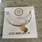 alex and ani silver bracelet new, Topaz Crystal