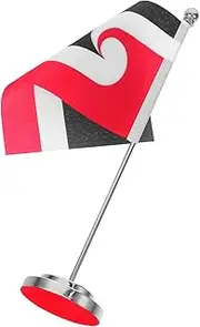 HOODANCOS Polyester Flag Table Runner Mini Desktop Display Flag Decorative for Home Office