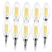 ROMANJOY C35/B11 4W Warm LED Light Bulbs 40 Watt Equivalent, E12 Candelabra