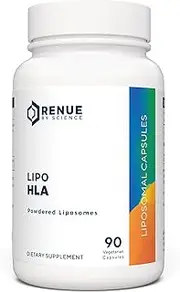 RENUE Liposomal HLA (Hyaluronic Acid) Supplement 150 mg - Bioavailable Formula for Increased Absorption – 90 Capsules