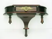 Solid Oak Wall Display Bracket Shelf for Ansonia Mirror Side Mantle Clock