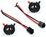 Universal Pigtail Wire Female Socket 194 T10 PBS License Plate Tag Light Bulb B