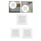 Louvered Dryer Vent Cover Exterior Wall Vent Hood Outlet Airflow Vent with