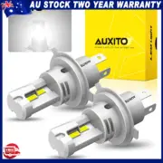 AUXITO H4 LED Headlight Globes Fanless (Pair) 50w 30000LM DC 12-18V 6500k (for: Porsche)
