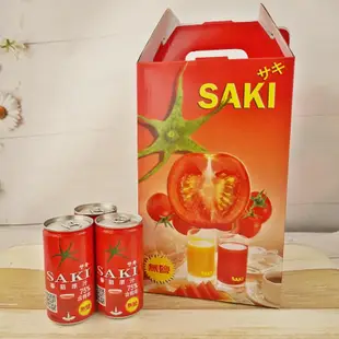 【SAKI】無鹽蕃茄原汁禮盒 180mlx15罐【8801105906417】(韓國飲品)