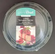 Prime Chef Springform 3 Piece Baking Set: 8,9,10 inch *Brand New/Factory Sealed*