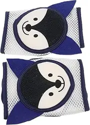 [WOFASHPURET] Face Scratch Gloves Supplies Stuff for Products for Newborns Floor Pads for Babies Knee Warmer Knee Pads for Babies Knee Pads Blended Blue
