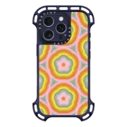 iPhone 16 Pro Ultra Bounce Case MagSafe Compatible Groovy Flowers