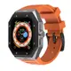 鎧甲改裝錶帶 適用於 Apple watch S9 8 7 6 5 SE 代蘋果手錶帶 不鏽鋼44mm 45mm 保護殼