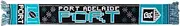 AFL Port Adelaide Power Mens Adults Winter Wonderland Ugly Scarf, OSFM