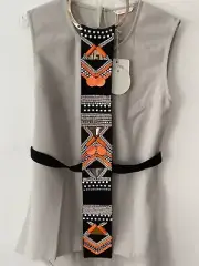 BNWOT Sass & Bide The Truth Or Consequence Top+Harness Size8/10