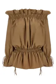 SAINT LAURENT Curled Dress