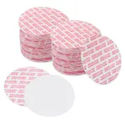 50mm/2" Foam Lid Liner, 200Pcs PS Resistant Pressure Sensitive Seal White Red