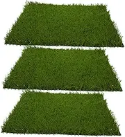 3Pcs Chicken Nest Box Cushion Washable Artificial Turf Hen Nesting Pads for Comfortable Egg Laying Practical Grass Mats for Chicken Coop Nesting Box