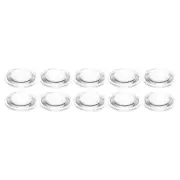 10Pcs Diameter 12.5mm High 3.7mm PMMA Flat Convex Lens Flashlight Optical Lens