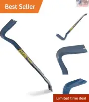 Heavy-Duty Wrecking Bar - High Leverage Design, Angled Chisel End - Made in USA