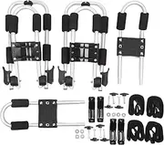 Luocute Kayak Roof Rack, J Bar Carriers Holder Foldable Adjustable Roof Top Mount Kayaks Carrier, Suitable for SUV Car Truck