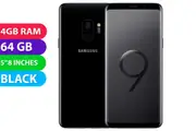 Samsung Galaxy S9 (64GB, Black) Australian Stock - Refurbished (Excellent)