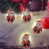 在飛比找樂天市場購物網優惠-【野峰戶外】聖誕節裝飾 LED松果燈串 吊環燈飾 電池燈串 