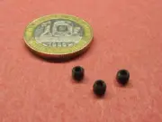 Alloy Steel, Black Oxide Hollow Jam Set Screws, 6-32 x 3/32" Height, 25 Pieces