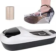 Shoe Covers Machine, Automatic Shoe Cover Dispenser Disposable, Automatic Shoe Film Machine, Portable Shoes Boot Cover Dispenser Shoes Cover Machine,for Home, Shop, Office, with 1 Roll Shoe Film