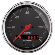 Auto Meter 1449 3-3/8" GPS Speedometer Gauge - 0-120 mph, Designer Black