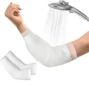 Waterproof PICC Line Shower Cover Adult Medium Size, Watertight Arm Shower Protector for Chemotherapy, Home Antibiotic Infusion and Surgery (Medium)