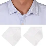 [Luxiremi] 100 Pcs Shirt Collar Stickers, Lightweight Tidy Appearance Collar Stiffeners Collar Stay Disposable Stickers for Shirt