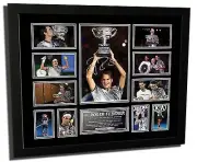 ROGER FEDERER 2017 AUSTRALIAN OPEN SIGNED LIMITED EDITION FRAMED MEMORABILIA