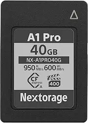 Nextorage CFexpress 2.0 Type A Card NX-A1PRO 40GB VPG400 Ultra Fast Read 950MB/s Write 600MB/s