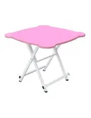 [SOGA] Minimalist Cat Ear Folding Table in Pink