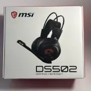 MSI Gaming Headphones Headset Microphone USB LED 7.1 Surround DS502 Brand New