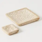 Pilbeam Living Ambretta Trinket Plates Set of 2