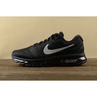 專櫃正品NIKE AIR MAX 2017 849559-001 氣墊鞋 黑色 白勾 編織 網面