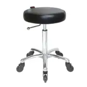 Joiken Turbo Cutting Stool - Chrome Base - Click'n Clean Castor Wheels