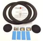 Acoustic Research AR58b AR58s 11" Woofer Repair Foam Kit w/ Shims & Dust Caps!