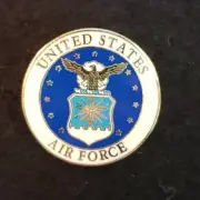 1" Double Clasp United States Air Force Hat or Lapel Pin