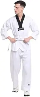 [Xpeed] Taekwondo Dress Uniform White Teakwondo Men Taekwondo Dress Taekwondo Suit with Belt Taekwondo Uniform Taekwondo Dress White Belt