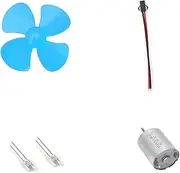 Chironal 1Set DIY AC Motor Vertical Micro Wind Hydraulic Turbines Power Generator Alternato