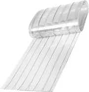 Dog House Door Flap Door Insulation Strip 79x7in Transparent Cold-Proof Dog Door Replacement Flaps Waterproof Anti-Static Cuttable DIY Plastic Curtain Strips for Winter