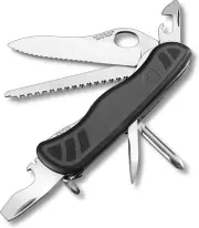 Victorinox 0.8461.MWCH Swiss Army Knife, Swiss Soldiers Knife 08, Green/Black...