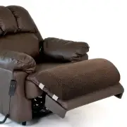 Recliner Foot Pillow Cushion High Resilience Sherpa Memory Foam Bolster Sleep...