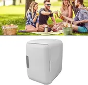 SustVita Solar Powered Mini Fridge, Compact Portable Car Camping Refrigerator with 50W Monocrystalline Solar Panel, Ideal for Beverages, Fruits, and Skincare
