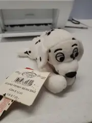 Disney Store 101 Dalmatian Penny Mini Bean Bag 8" Plush Stuffed Vintage C4 #1