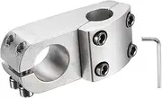 uxcell 22.2mm Bike Stem 50mm Aluminum Alloy Bicycle Handlebar Stem with Hex Wrench for Mountain Road Bike BMX MTB Cycling, Silver