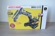 Meccano Erector Set John Deere 380G Excavator w/ Hydraulics Brand New